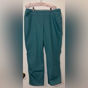 Croft & Barrow Teal Stretch Pants